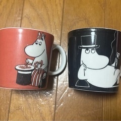 ムーミンパパ　ムーミンママ　マグカップ