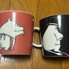ムーミンパパ　ムーミンママ　マグカップの画像