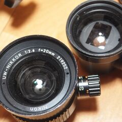 NIKONOS－V ニコノスV ワイドレンズ15㎜、20ｍｍ、ストロボ、アーム、ファインダー、ケース、特注アーム付きの画像