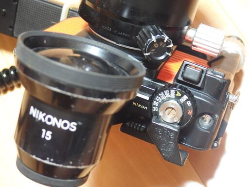 NIKONOS－V ニコノスV ワイドレンズ15㎜、20ｍｍ、ストロボ、アーム、ファインダー、ケース、特注アーム付き