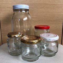から瓶　サイズ色々　6個セットの画像