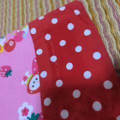 【幼稚園セット】絵本袋、上履き入れ、ハンドメイド中古品の画像