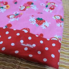 【幼稚園セット】絵本袋、上履き入れ、ハンドメイド中古品の画像