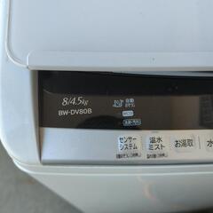 洗濯機 BW-DV80B 乾燥機機能付きの画像