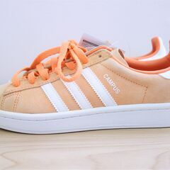 【No.45】adidas 定価10,989円 スニーカー ペールオレンジ 24.0cmの画像