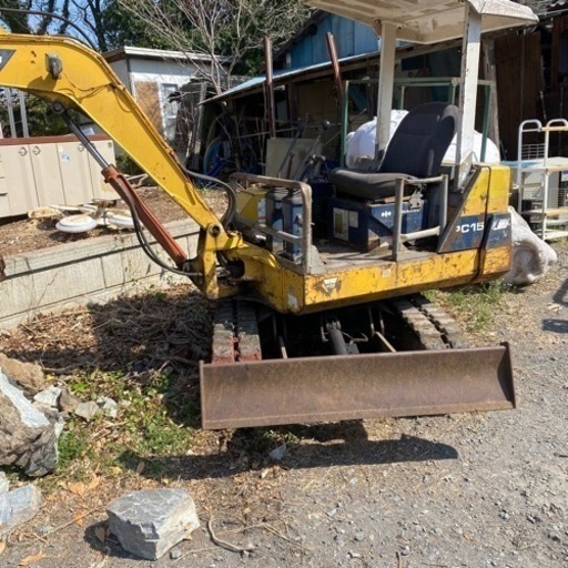 コマツ3トンクラスユンボPC15-2動作品ショベル新品