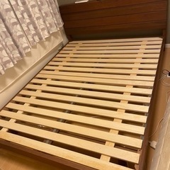ワイドダブル。ベッド枠‼️