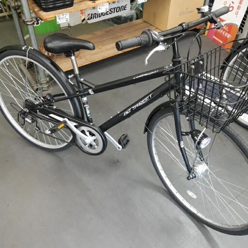 売りきれました【中古自転車】美品　実用的クロスバイク　艶消し黒　BiZ STREET