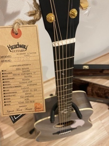 美品！！限定販売品、早い者勝ち！！Headway ギター 桜 2021夏 アコースティックギター 