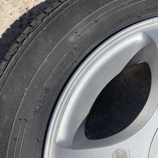 145/80R13 軽自動車　タイヤアルミ中古4本