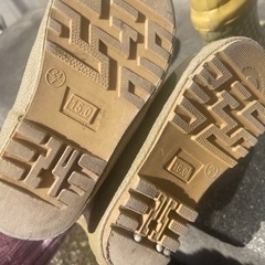 長靴　レインシューズ　15cmと16cmの画像