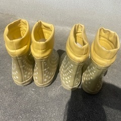 長靴　レインシューズ　15cmと16cmの画像