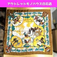 本物 HERMES エルメス カレ90 セビリアの休日 feri...