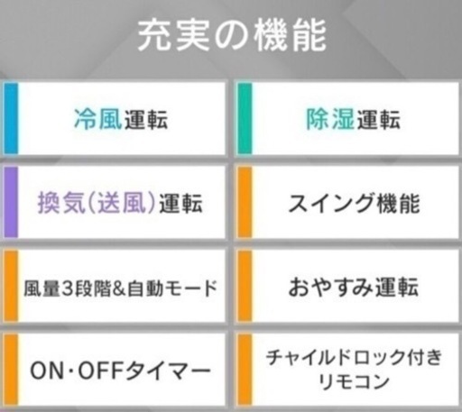 アイリスオーヤマ　窓用クーラー