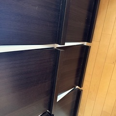 【引き取り限定】マガジンラックにもなる収納棚　オシャレに隠せて便利【格安】の画像