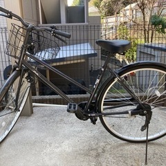[取引中]ギアなし自転車(2021年購入)の画像