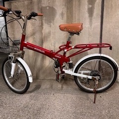 折りたたみ自転車６段ギア   3/23まで