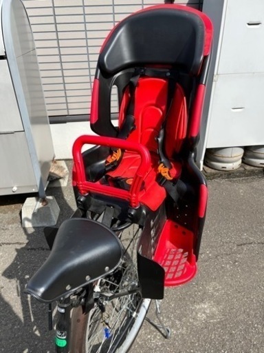 チャイルドシート付き自転車