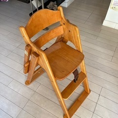 ベビーチア ハイチア 赤ちゃん椅子 カトージ 木製 中古