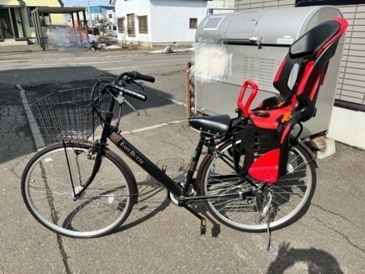 チャイルドシート付き自転車