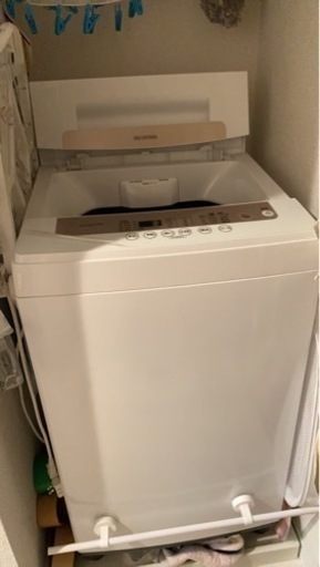 3/30〆切❗️アイリスオーヤマ 全自動洗濯機 5.0kg IAW-T502E-WPG