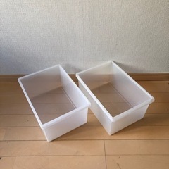 収納ケース 二つ 100円の画像