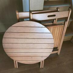 ガーデンテーブルセットの画像