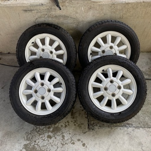 13インチ　155/65/13スタッドレスタイヤ&アルミホイール