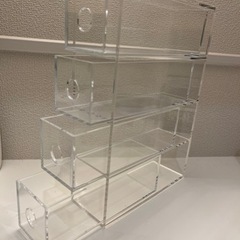 無印良品　アクリルメガネ・小物ケース
