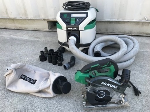 ハイコーキセット！◇電動工具用集じん機◇125mm深切り電子集じん丸のこ◇RP80YD◇C5YE◇K450