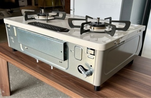 お引取り限定 美品 19年製 リンナイ LPガス用コンロ ガステーブル RTE594BE2L プロパン