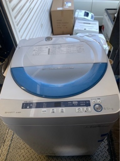 5KM以内配送無料5.5KG シャープ SHARP ES-GE55P-A [全自動洗濯機