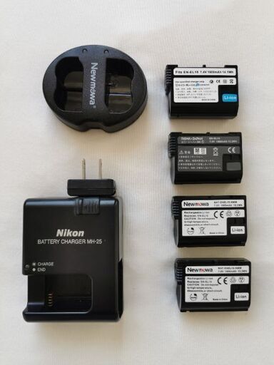 Nikon MH-25充電器＆バッテリー4個セット