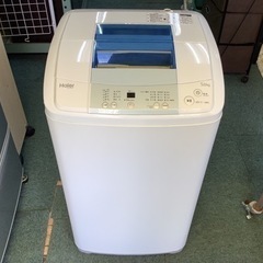 【リサイクルサービス八光】2015年製　ハイアール　5㎏全自動洗濯機　JW-K50K W