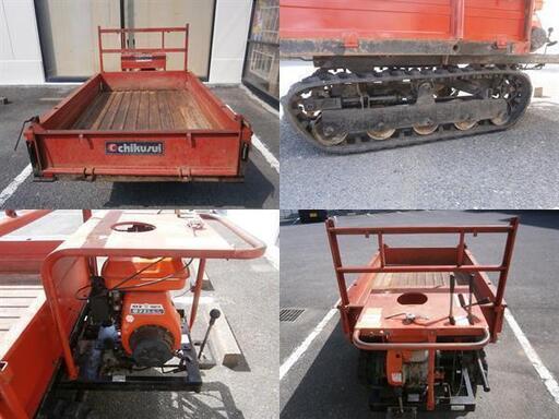 【引取限定】筑水農機 クローラー運搬車 積載重量500kg 中古品 GC-41 クローラー交換済【ハンズクラフト八幡西店】