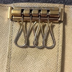 LOUIS VUITTON キーケース　ダミエ　白　ルイヴィトンの画像
