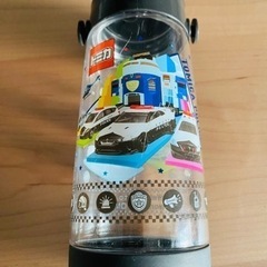 《中古》スケーター水筒　ワンプッシュストローボトル　トミカ　480mlの画像