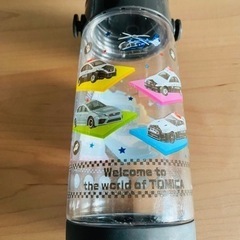 《中古》スケーター水筒　ワンプッシュストローボトル　トミカ　480mlの画像