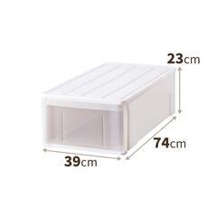 【3/20頃までに取りに来られる方】天馬　押入れ収納ケース　衣装ケース　深型2・浅型1の画像