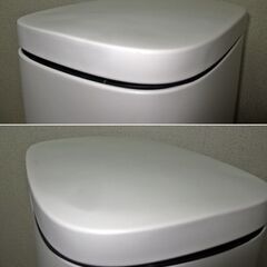 【平日取りに来ていただける方】KEYUKA★フタが静かに閉まる★ペダル式 ゴミ箱★ケユカ★ホワイト系★ダストボックス(2Z0516)の画像