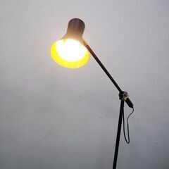 【使用1か月】スタンドライト フロアスタンドライト アンティーク調 LED電球 (CA58)の画像