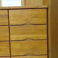 ★ジモティ割あり★  チェスト 茶色 H76×D40×W120 クリーニング済み TJ242の画像