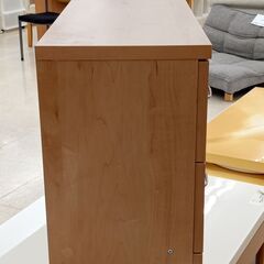 ★ジモティ割あり★  チェスト 茶色 H47×D29×W62 クリーニング済み TJ243の画像