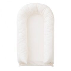 カトージ 添い寝＆おくるみマット (ベージュ） 新生児〜 寝具 ベビー用 おくるみ アフガン 白の画像
