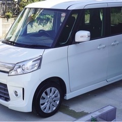 最終価格！今週末で受付終了します！人気パールホワイト　軽　カスタムスタイルフレアワゴン　ターボ付き　XS 電動スライドドア　ドライブレコーダー前後　自動ブレーキサポートの画像