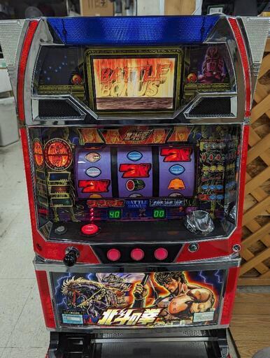 パチスロ実機 初代 北斗の拳（ケンシロウ） コイン不要機 ID：126-011913-007