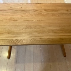 無印良品 木製 リビングダイニング テーブル 幅130cm