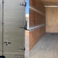 No.743 アルミバン 2t 車 ロング アルミ 箱 バイク 倉庫 トラック