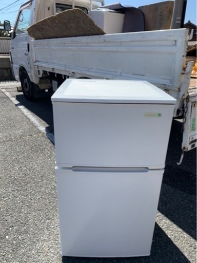 5KM以内配送無料HERBRelax　YRZ-C09B1　ヤマダ電機オリジナル　直冷式冷蔵庫　(90L)