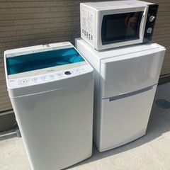 配送設置可能‼️ラスト5セット‼️早い者勝ち‼️持って行けます‼️家電セット‼️高年式‼️超美品✨洗濯機✨冷蔵庫✨電子レンジ✨掃除機✨炊飯器✨TV✨シーリングライト✨乾燥機✨の画像